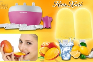 cách Làm kem xoài bằng máy làm kem Kahchan